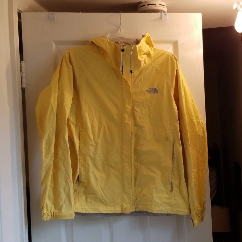 The North Face Size M Yellow Rainjacket